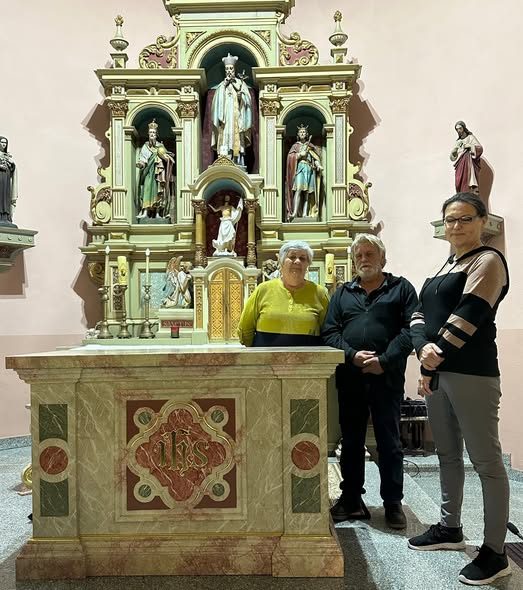 Novi oltar u kapeli svetoga Ivana Nepomuka u Hodošanu 